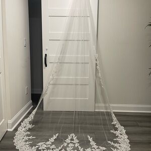 Cathedral Lace Bridal Veil - New With Tag ✨